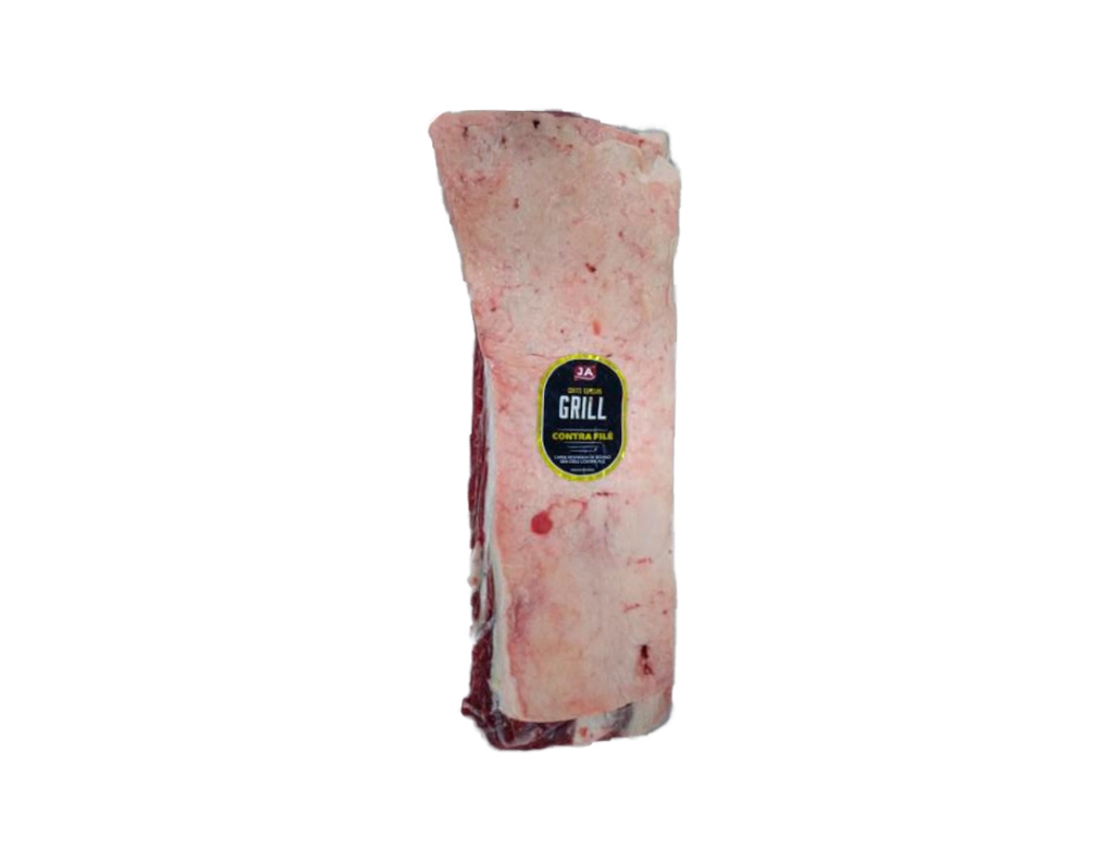 CONTRA FILÉ BOVINO RESFRIADO SEM NOIX GRILL JORDANÉSIA 7 KG (CX 28 KG)